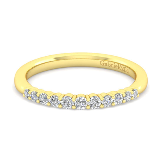 Gabriel - 14K Yellow Gold Matching Wedding Band