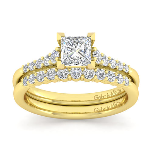 14K Yellow Gold Matching Wedding Band