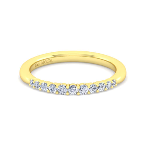 14K Yellow Gold Matching Wedding Band