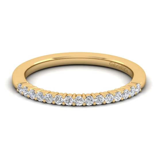 Gabriel - 14K Yellow Gold Matching Wedding Band