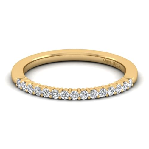 14K Yellow Gold Matching Wedding Band