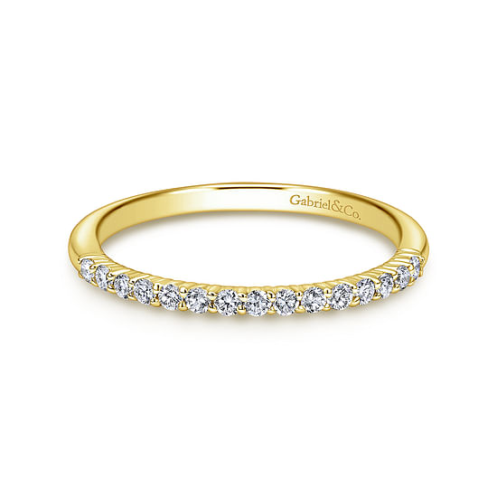 Gabriel - 14K Yellow Gold Matching Wedding Band