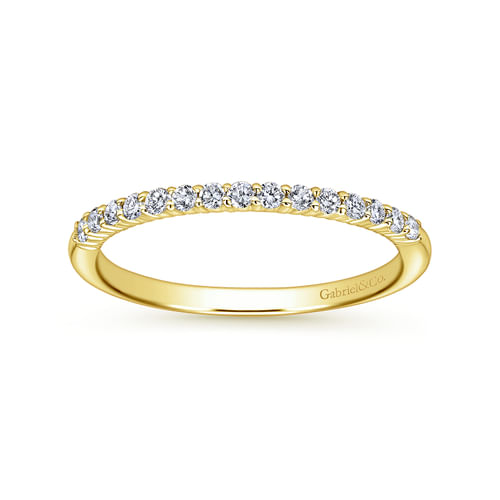 14K Yellow Gold Matching Wedding Band