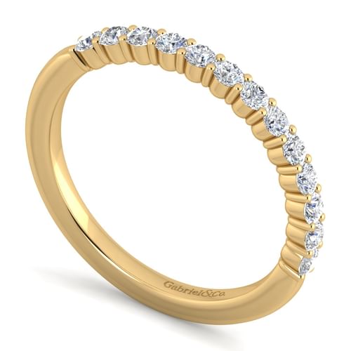 14K Yellow Gold Matching Wedding Band