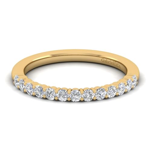 14K Yellow Gold Matching Wedding Band