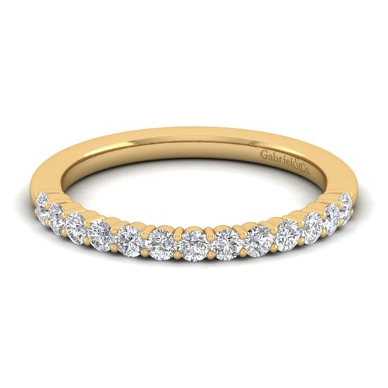 Gabriel - 14K Yellow Gold Matching Wedding Band