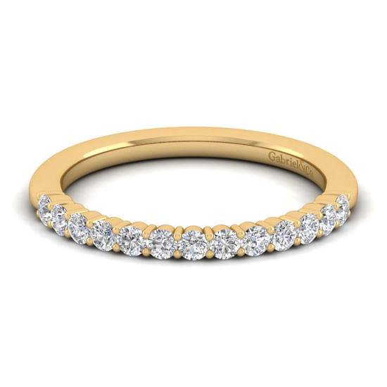 Gabriel - 14K Yellow Gold Matching Wedding Band
