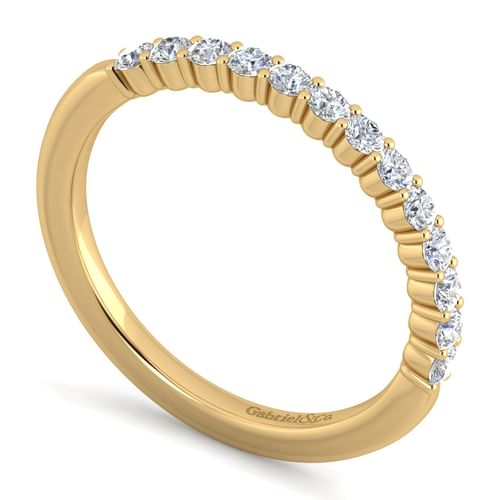 14K Yellow Gold Matching Wedding Band