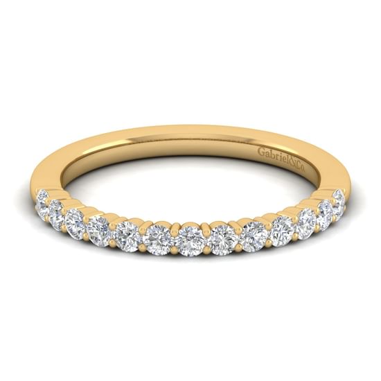 Gabriel - 14K Yellow Gold Matching Wedding Band