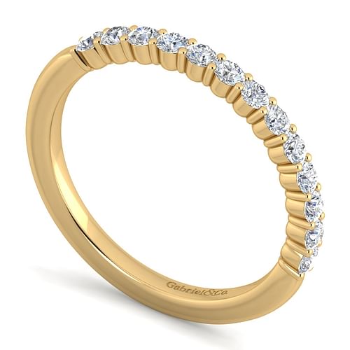 14K Yellow Gold Matching Wedding Band
