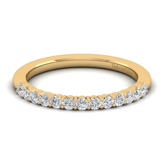 Gabriel - 14K Yellow Gold Matching Wedding Band
