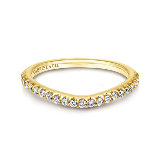 Gabriel - 14K Yellow Gold Matching Wedding Band