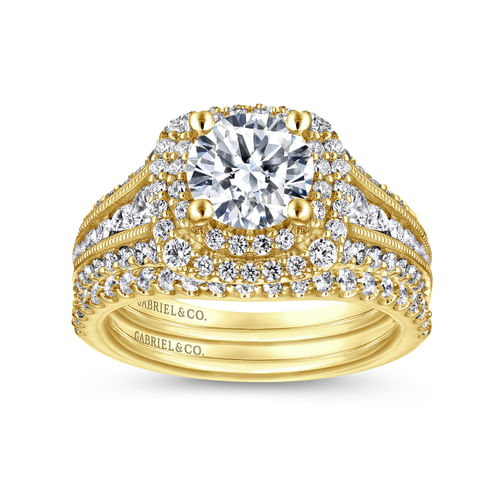 14K Yellow Gold Matching Wedding Band