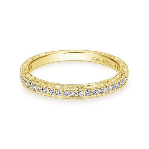 14K Yellow Gold Matching Wedding Band