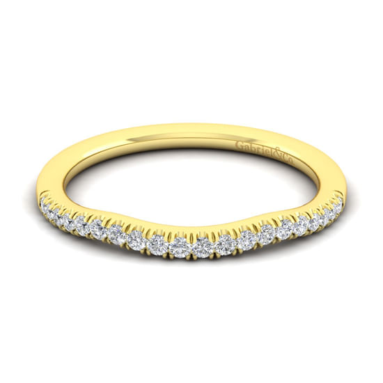 Gabriel - 14K Yellow Gold Matching Wedding Band