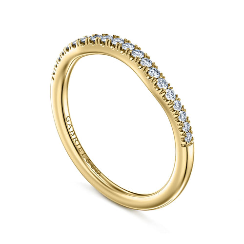 14K Yellow Gold Matching Wedding Band