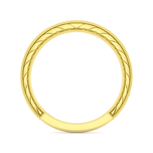 14K Yellow Gold Matching Wedding Band