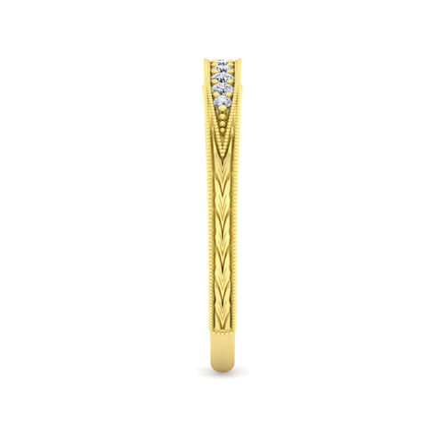 14K Yellow Gold Matching Wedding Band