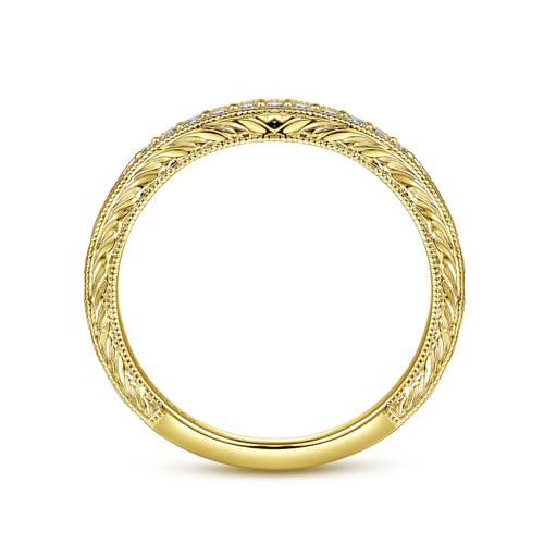 14K Yellow Gold Matching Wedding Band