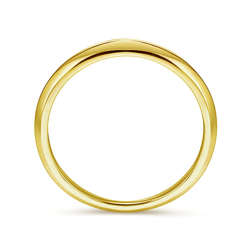 14K Yellow Gold Matching Wedding Band