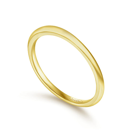 14K Yellow Gold Matching Wedding Band