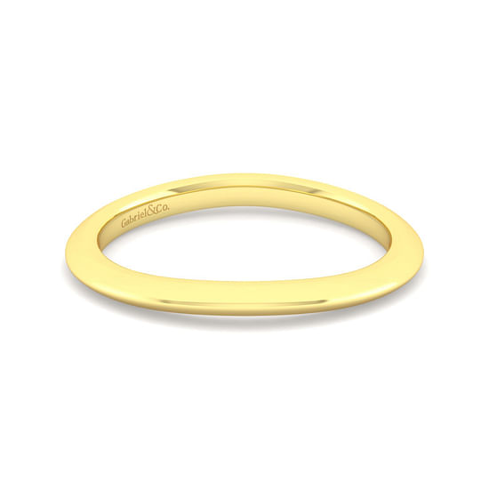 Gabriel - 14K Yellow Gold Matching Wedding Band