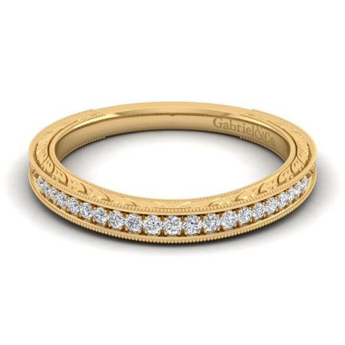 14K Yellow Gold Matching Wedding Band