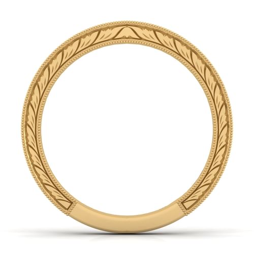 14K Yellow Gold Matching Wedding Band