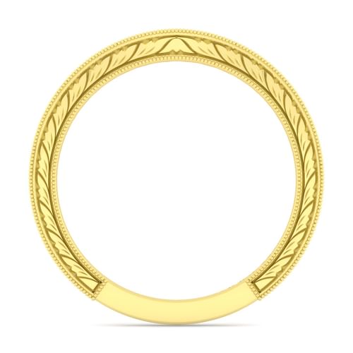 14K Yellow Gold Matching Wedding Band