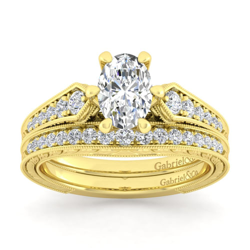 14K Yellow Gold Matching Wedding Band