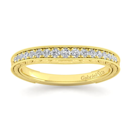 14K Yellow Gold Matching Wedding Band