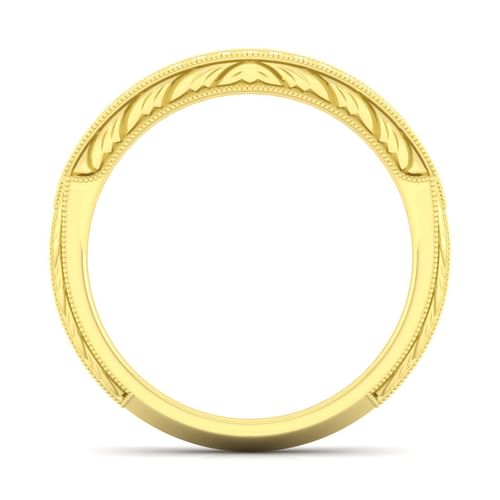 14K Yellow Gold Matching Wedding Band