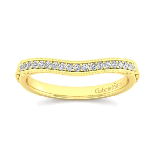 14K Yellow Gold Matching Wedding Band
