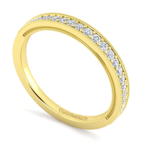 14K Yellow Gold Matching Wedding Band