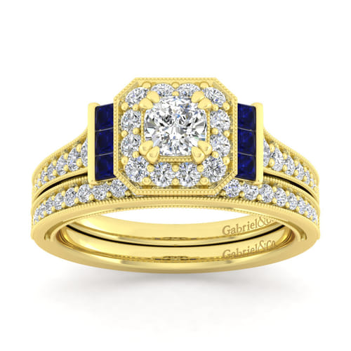 14K Yellow Gold Matching Wedding Band