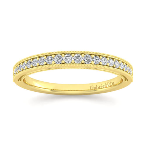 14K Yellow Gold Matching Wedding Band