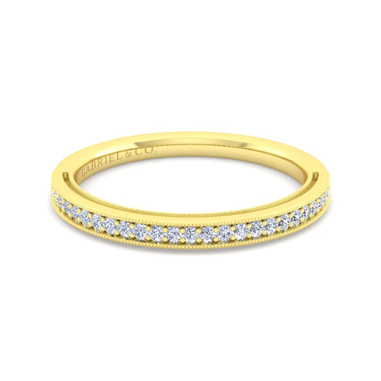 Gabriel - 14K Yellow Gold Matching Wedding Band