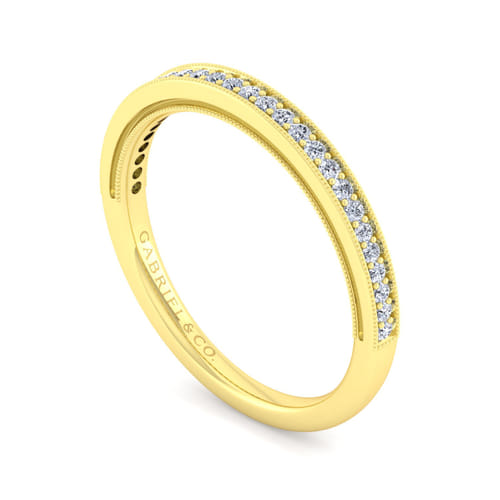14K Yellow Gold Matching Wedding Band