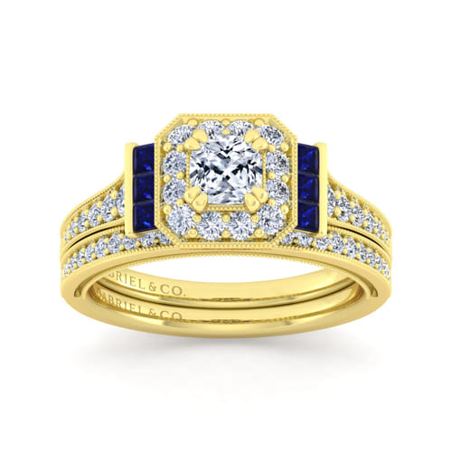 14K Yellow Gold Matching Wedding Band