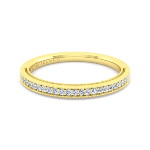 14K Yellow Gold Matching Wedding Band