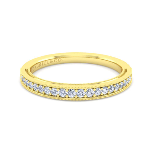 14K Yellow Gold Matching Wedding Band