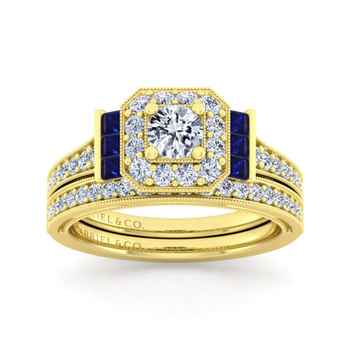 14K Yellow Gold Matching Wedding Band