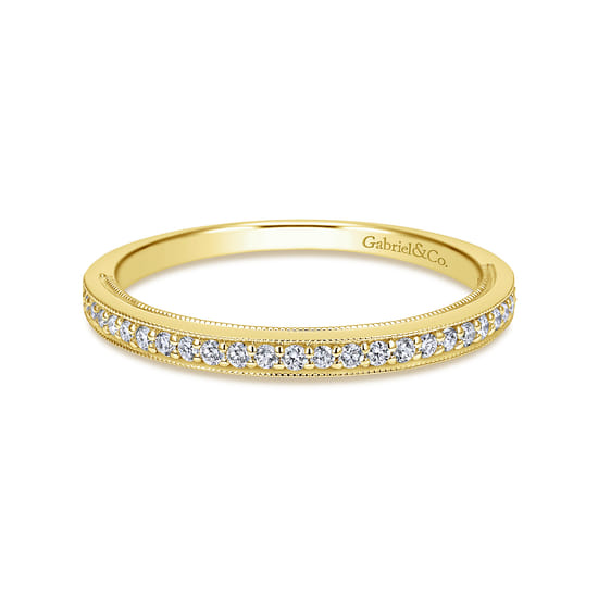 Gabriel - 14K Yellow Gold Matching Wedding Band