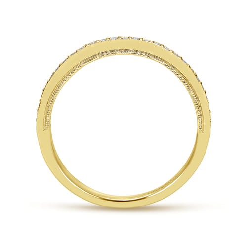 14K Yellow Gold Matching Wedding Band