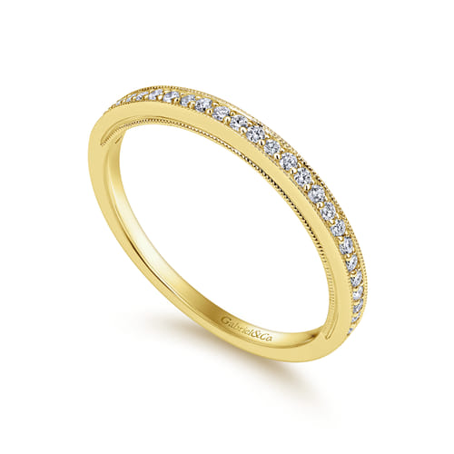 14K Yellow Gold Matching Wedding Band