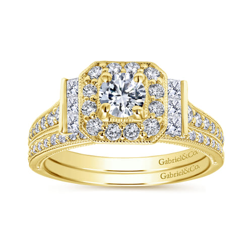 14K Yellow Gold Matching Wedding Band