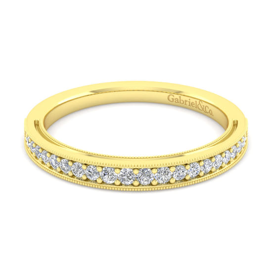 Gabriel - 14K Yellow Gold Matching Wedding Band