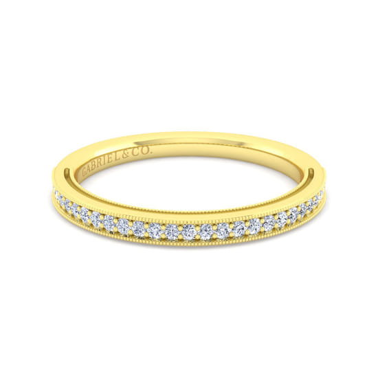 Gabriel - 14K Yellow Gold Matching Wedding Band