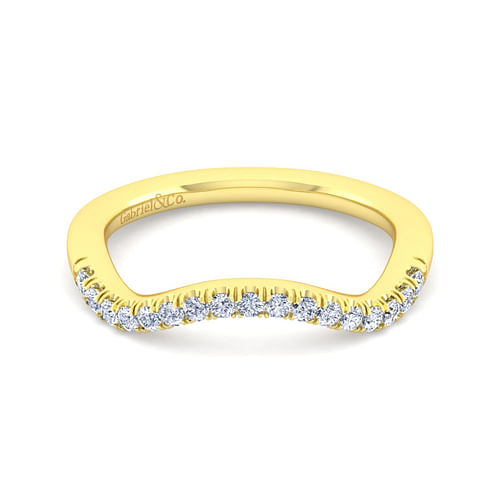 14K Yellow Gold Matching Wedding Band