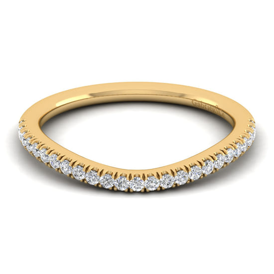 Gabriel - 14K Yellow Gold Matching Wedding Band Gabriel - 14K Yellow Gold Matching Wedding Band